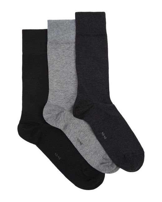 Falke Black Happy Cotton-blend Socks for men