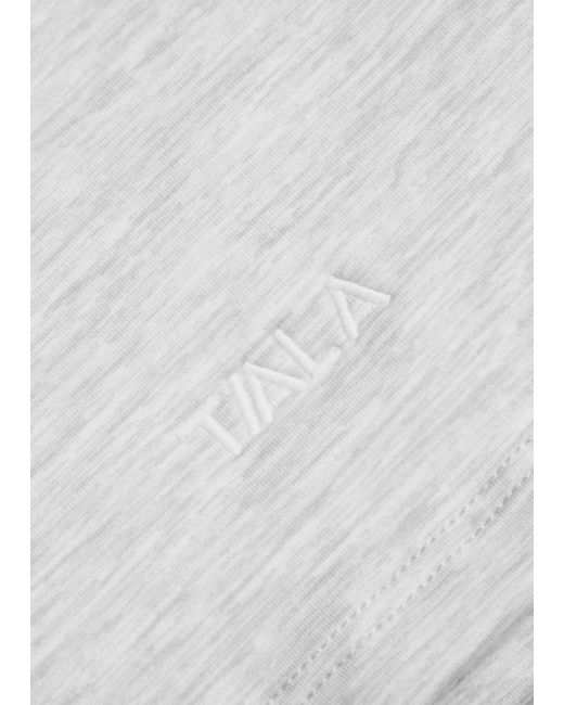Tala White Dayflex V-Neck Stretch-Jersey Vest