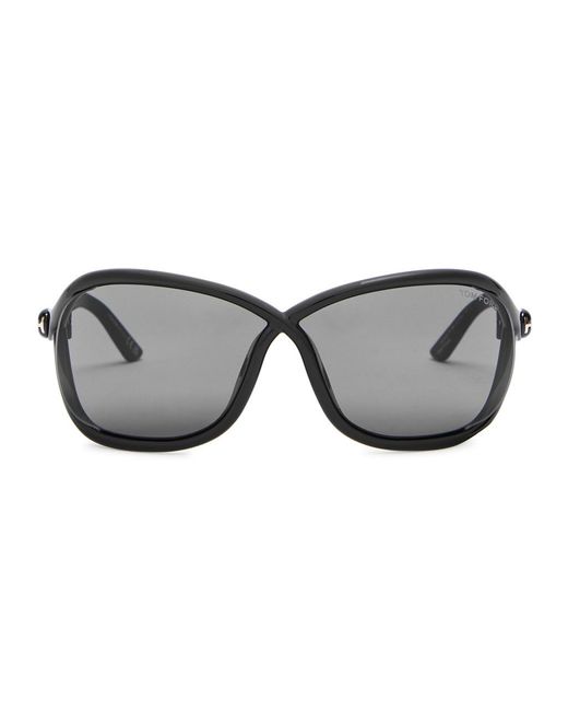 Tom Ford Black Fernanda Butterfly-frame Sunglasses
