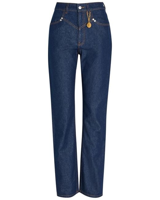 Stella McCartney Blue Slim-Leg Jeans
