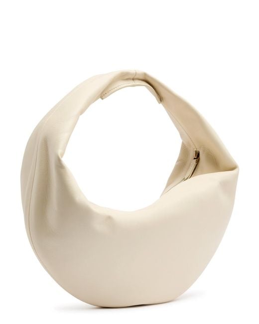 Khaite Natural Olivia Medium Leather Top Handle Bag