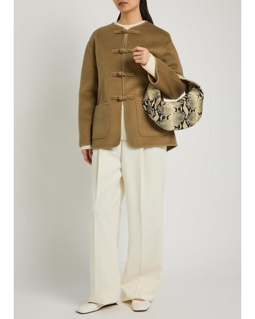 Rohe Natural Mandarin Wool And Cashmere-Blend Jacket