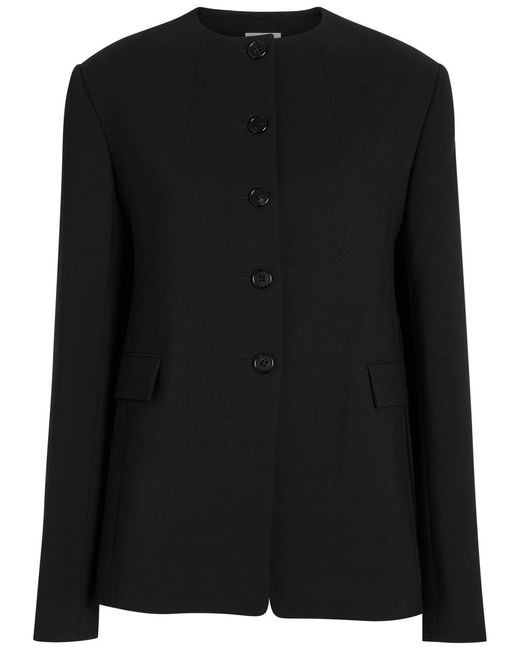 Khaite Black Jameson Woven Jacket