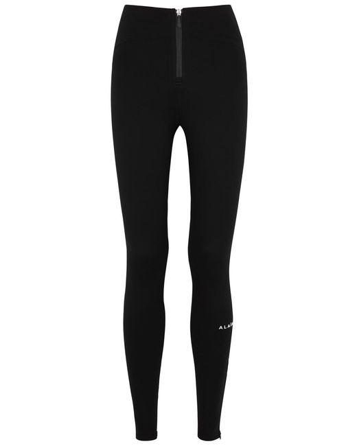 Alaïa Black Alaïa Stretch-jersey leggings