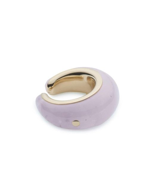 Luminous 27 White Bain-De-Marie 18K Ear Cuff