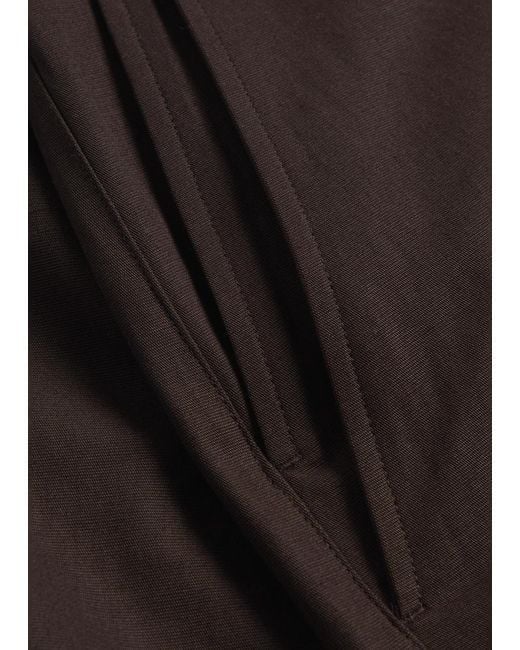 Vince Brown Relaxed Straight-Leg Stretch-Cotton Trousers