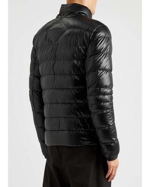Canada Goose Black Crofton Quilted Shell Jacket for men