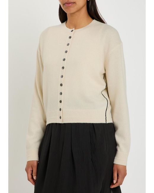 Maria McManus Natural Cashmere-Blend Cardigan