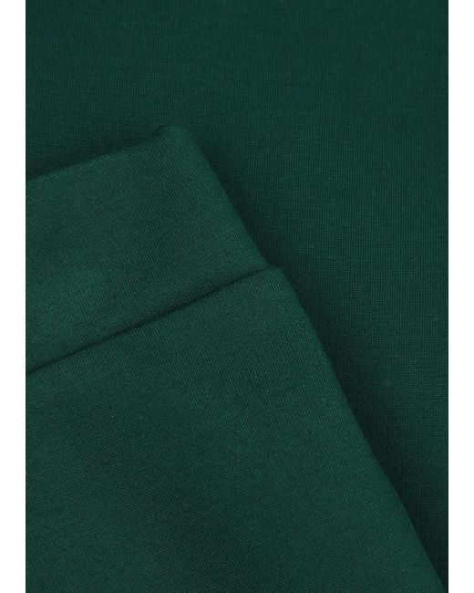 Diane von Furstenberg Green Juno Cropped Stretch-jersey Trousers
