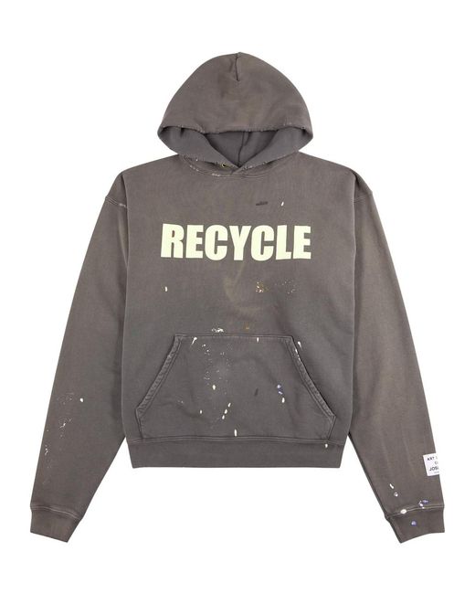 GALLERY DEPT. Gray 90s Recycle Hooded Cotton Sweatshirt for men