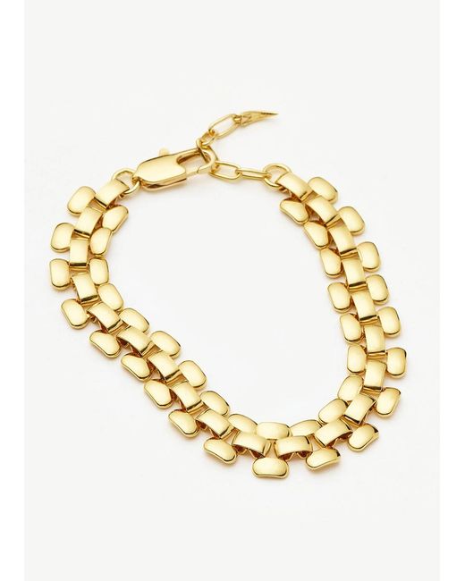 Missoma Metallic Timepiece 18Ct Plated Bracelet