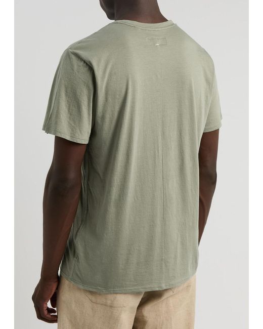 Rag & Bone Green Zero Gravity Cotton T-Shirt for men