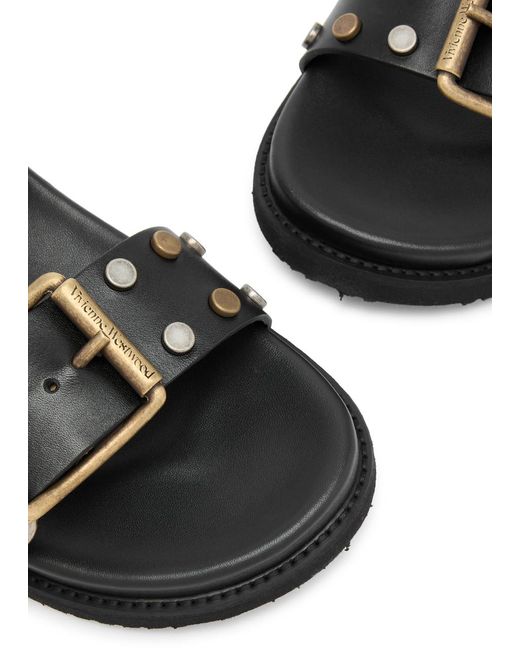 Vivienne Westwood Black Alex Leather Sandals