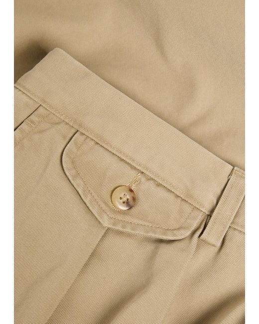 Polo Ralph Lauren Natural Tapered-Leg Twill Trousers for men