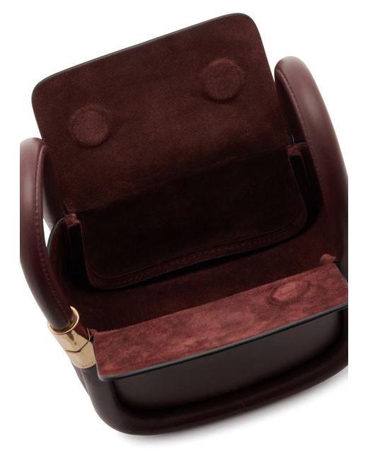 Boyy Purple Wonton Charm Leather Top Handle Bag