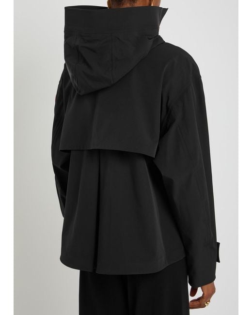 Canada Goose Black Tofino Hooded Rain Jacket