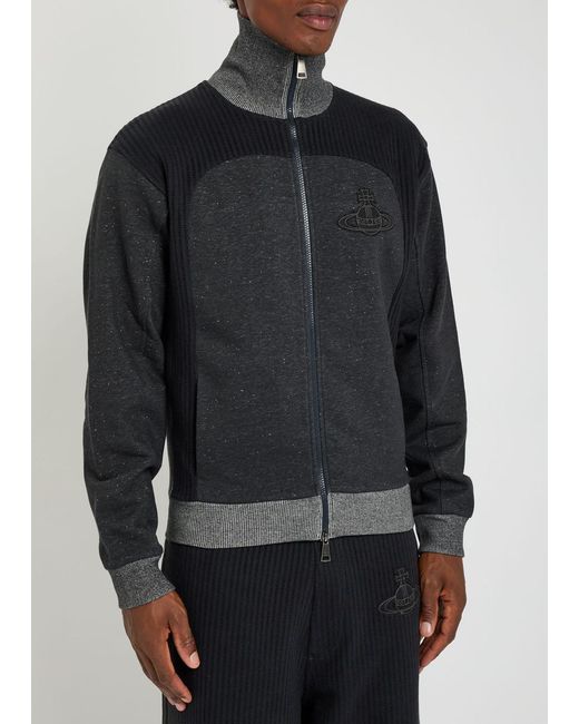 Vivienne Westwood Alien Panelled Cotton-Blend Track Jacket in