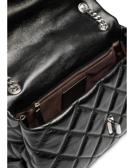 Marc Jacobs Black The Dual Leather Shoulder Bag