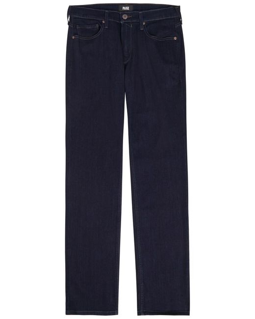 PAIGE Blue Normandie Straight-Leg Jeans for men