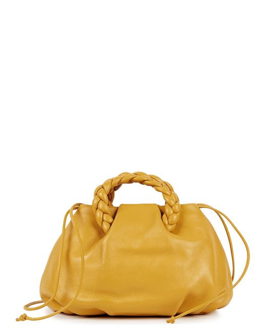 Hereu Bombon Yellow Leather Cross-body Bag | Lyst