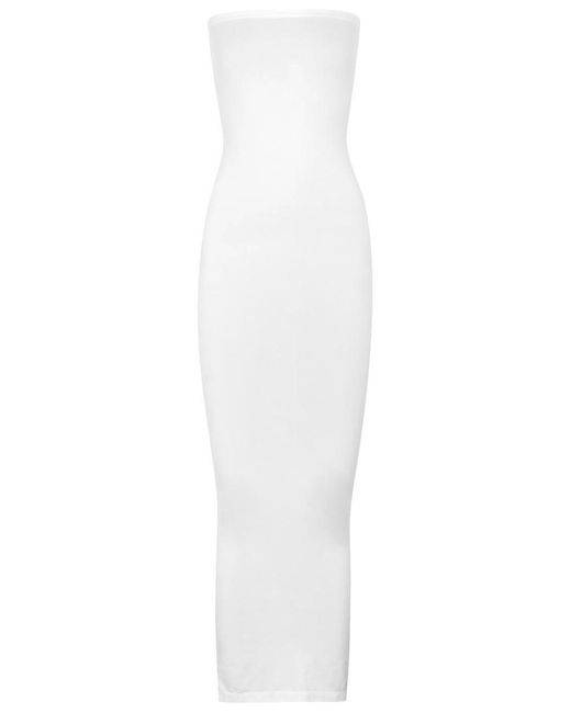 Wolford White Fatal Stretch-Jersey Maxi Dress
