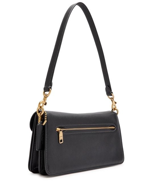 COACH Black Tabby 26 Leather Shoulder Bag