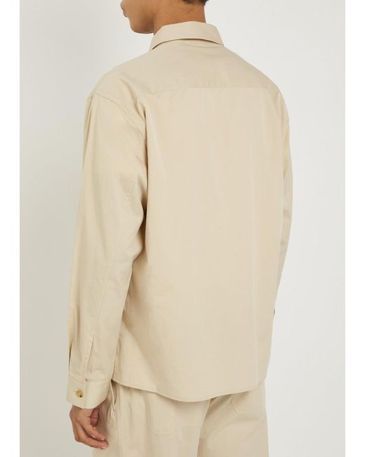 FRAME Natural Cotton Overshirt for men