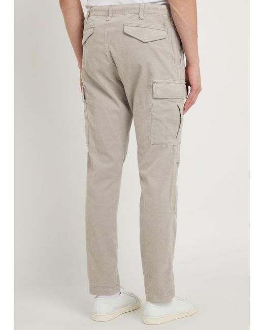 Polo Ralph Lauren Natural Tapered-Leg Corduroy Cargo Trousers for men