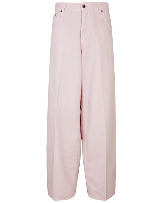 Haikure Pink Bethany Wide-Leg Jeans