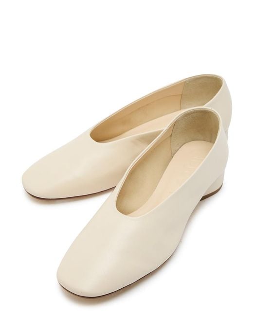 Aeyde Natural Delia 20 Leather Pumps