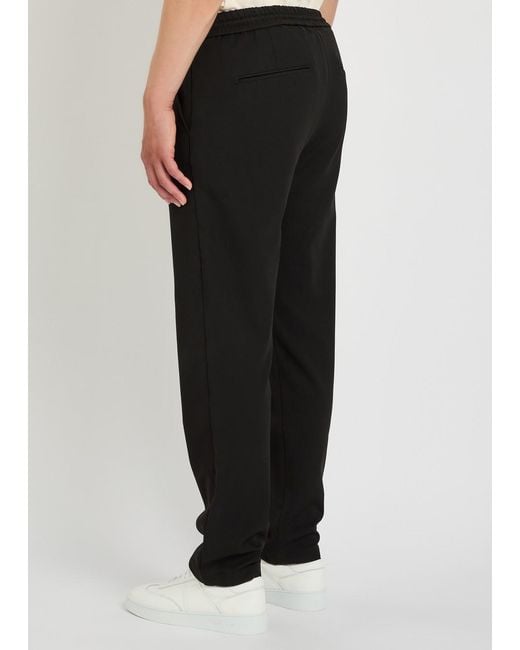 Les Deux Black Como Tapered-Leg Trousers for men