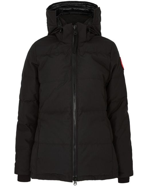 Canada Goose Black Chelsea Quilted Shell Parka
