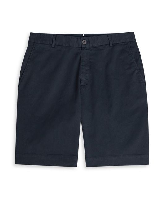 Sunspel Blue Stretch-Cotton Shorts for men