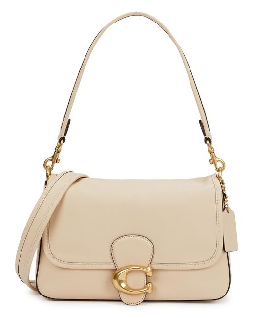 COACH 'soft Tabby' Shoulder Bag in Natural | Lyst