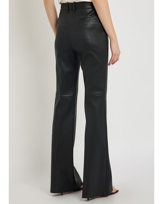 Joseph Black Tafira Leather Trousers