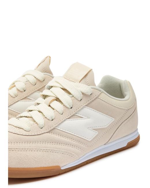New Balance White Rc42 Panelled Suede Sneakers