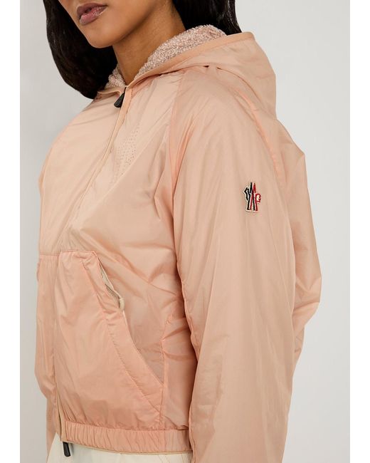 Moncler Pink Shell Cardigan Jacket