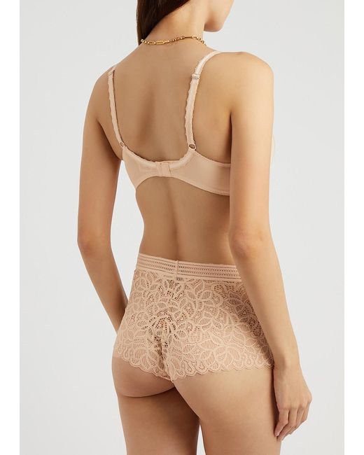 Wacoal Natural Raffine Almond Lace Short Briefs