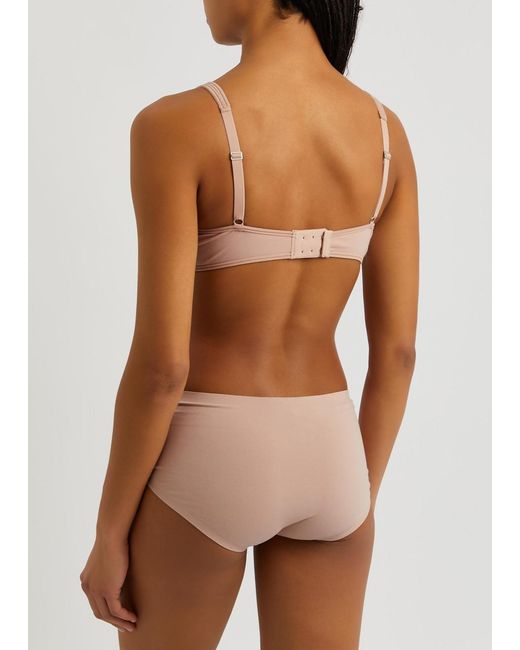 Wolford Natural Skin Seamless Stretch-cotton Soft-cup Bra
