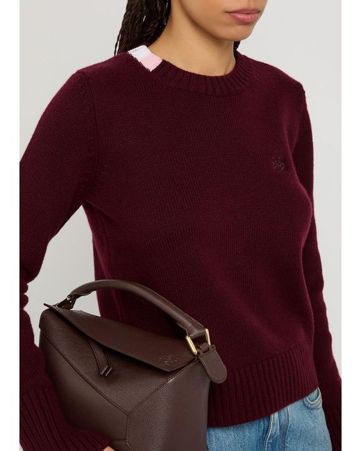 Loewe Red Cashmere-Blend Jumper