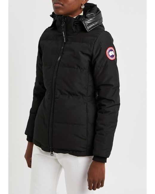 Canada Goose Black Chelsea Quilted Shell Parka