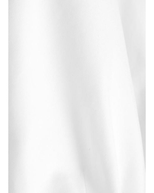 Max Mara White Ariella Halterneck Bikini Top