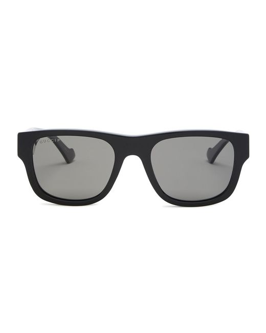 Gucci Black D-frame Sunglasses for men