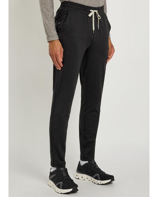 vuori Black Ponto Performance 30 Stretch-Jersey Sweatpants for men