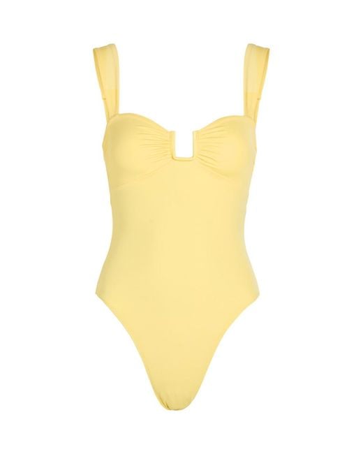 Away That Day Yellow Cannes Swimsuit