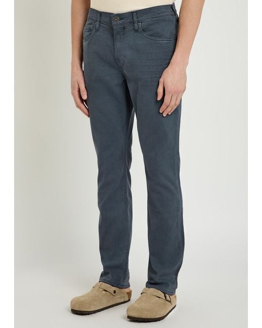 PAIGE Blue Federal Slim Straight-Leg Jeans for men