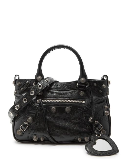 Balenciaga Black Le Cagole Medium Top Handle Bag