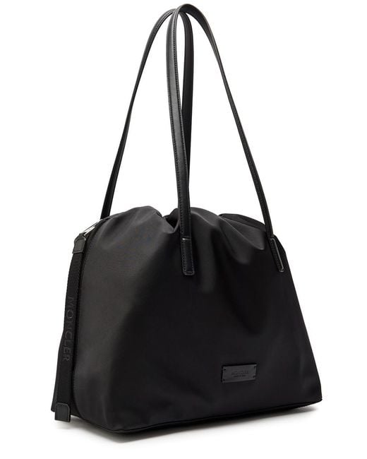Moncler Black New Trick Drawstring Nylon Tote Bag