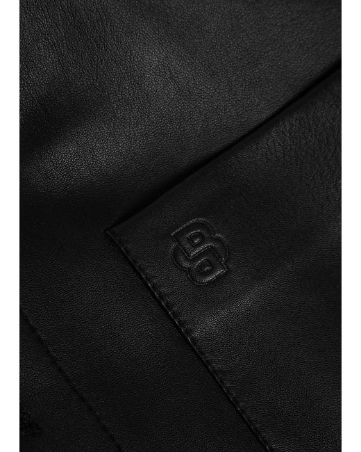 Boss Black Movitz Leather Jacket for men
