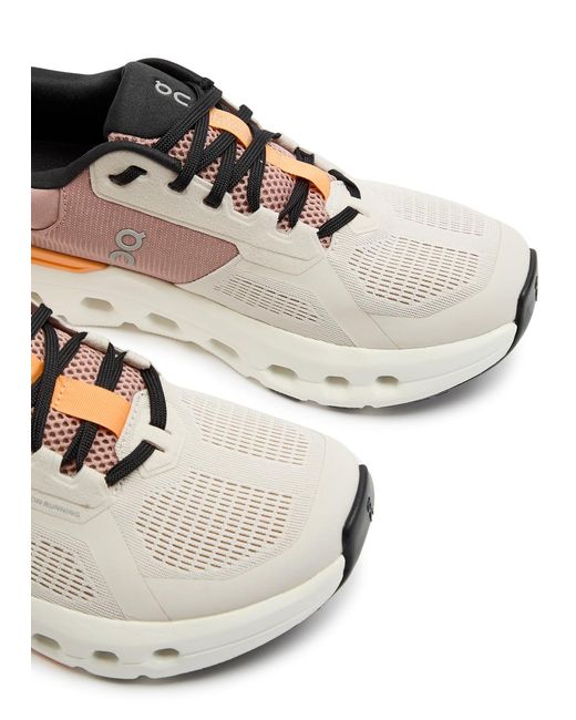 On Shoes Orange Cloud Runner 2 Panelled Knit Sneakers